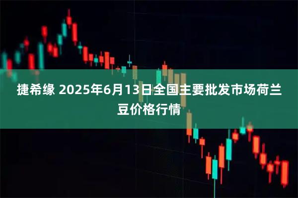 捷希缘 2025年6月13日全国主要批发市场荷兰豆价格行情