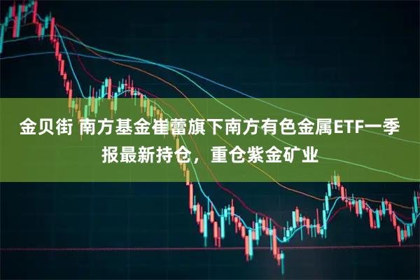 金贝街 南方基金崔蕾旗下南方有色金属ETF一季报最新持仓，重仓紫金矿业